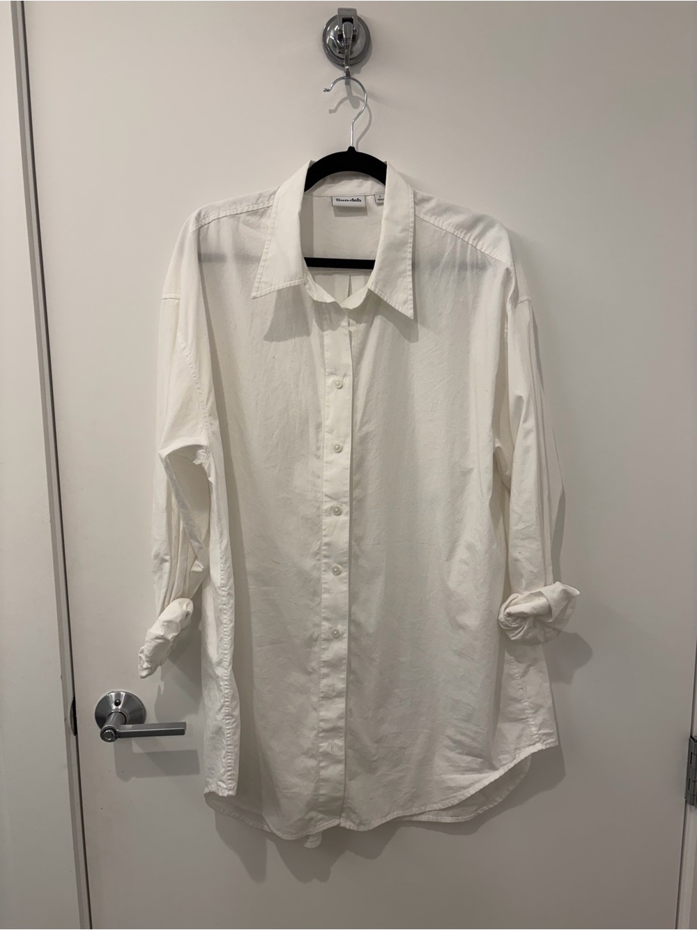 Aritzia White Button-Down Shirt